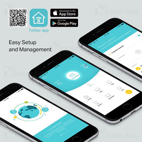 مودم روتر 4 آنتن تی پی لینک TP-Link VR300 VDSL2 / ADSL2 Plus